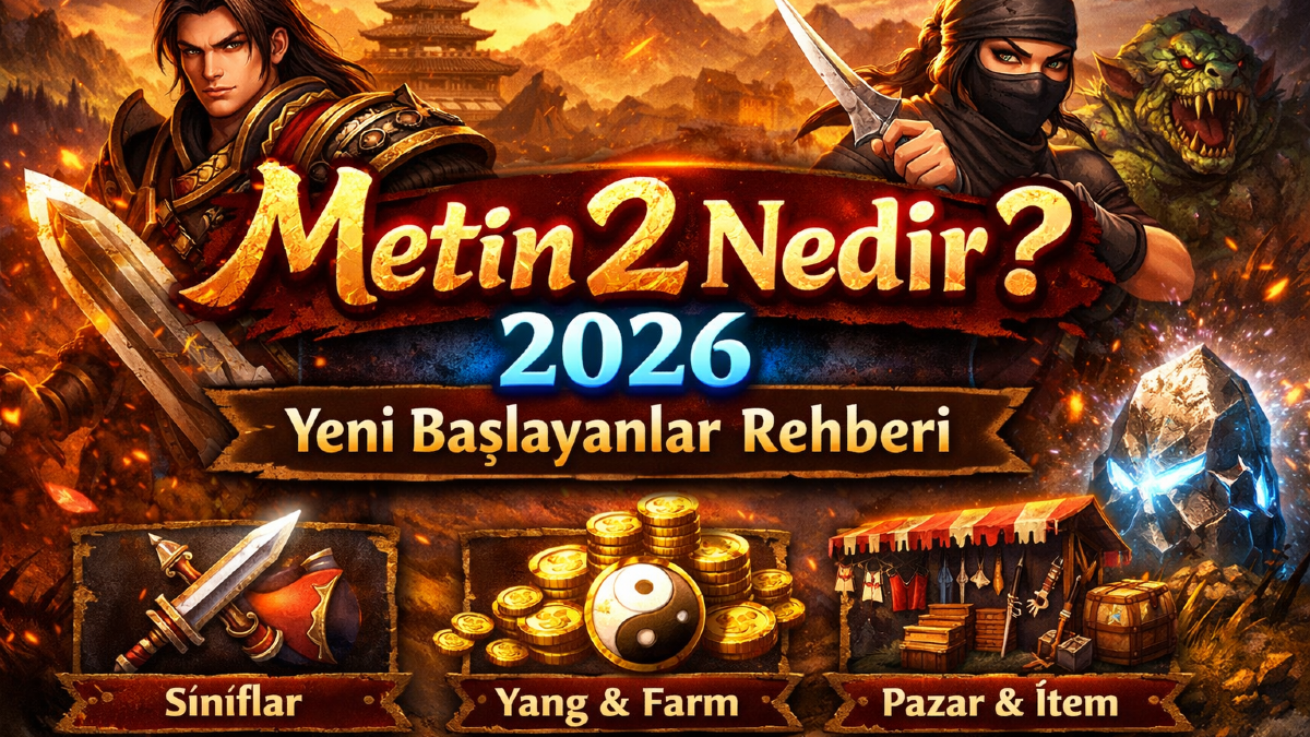 Metin2 Nedir? 2026 Yeni Başlayanlar Rehberi (Sınıflar, Sistemler, İpuçları)