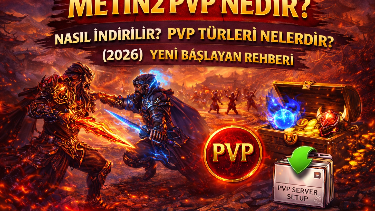 Metin2 PVP Nedir? Nasıl İndirilir? PVP Türleri Nelerdir? (2026) Yeni Başlayan Rehberi