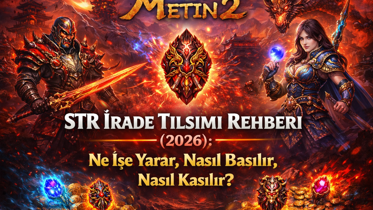 Metin2 STR İrade Tılsımı Rehberi (2026): Ne İşe Yarar, Nasıl Basılır, Nasıl Kasılır?