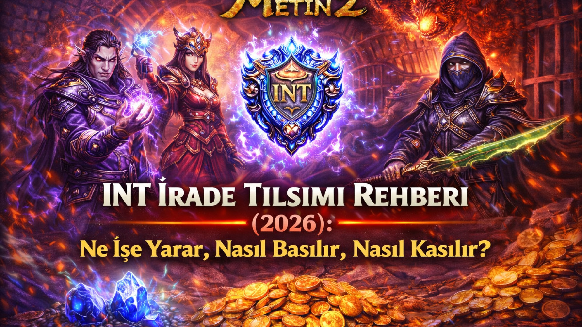 Metin2 INT İrade Tılsımı Rehberi (2026): Ne İşe Yarar, Nasıl Basılır, Nasıl Kasılır?