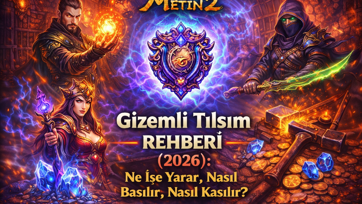 Metin2 Gizemli Tılsım Rehberi (2026): Ne İşe Yarar, Nasıl Basılır, Nasıl Kasılır?